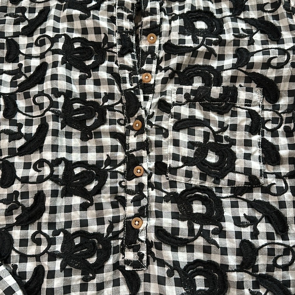 Anthropologie Pilcro The Whitney Trapeze Buttondown - Picture 4 of 6